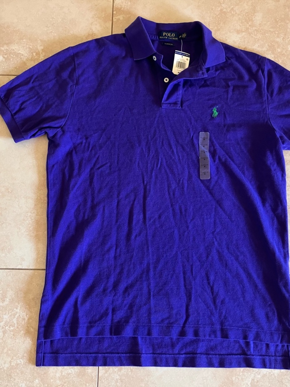 Men’s Royal Purple Short-Sleeve Polo